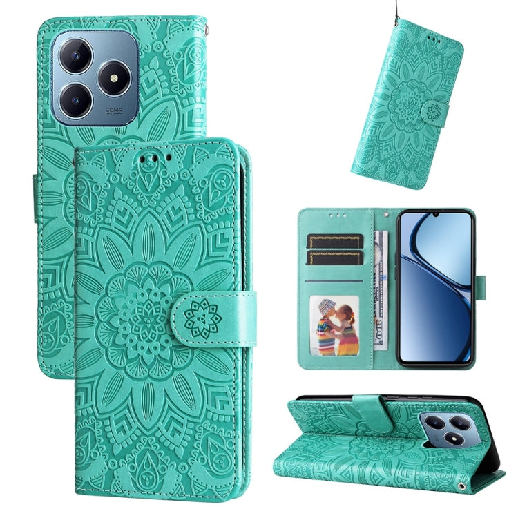 Custodia portafoglio in pelle per Realme 13+ e modelli compatibil