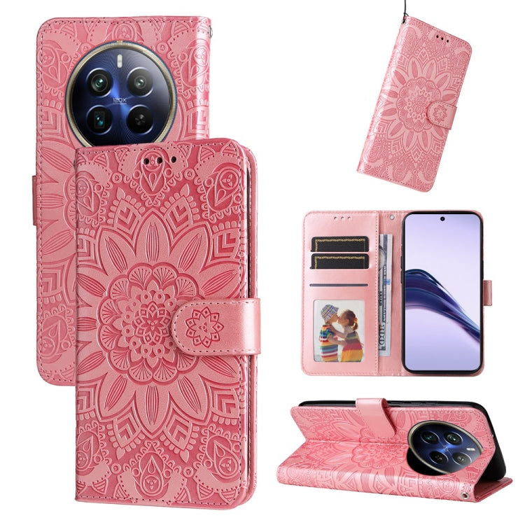 Custodia portafoglio in pelle per Realme 13+ e modelli compatibil