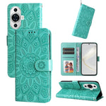 Custodia portafoglio in pelle di girasole per Huawei Mate 60