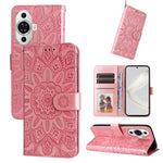 Custodia portafoglio in pelle di girasole per Huawei Mate 60
