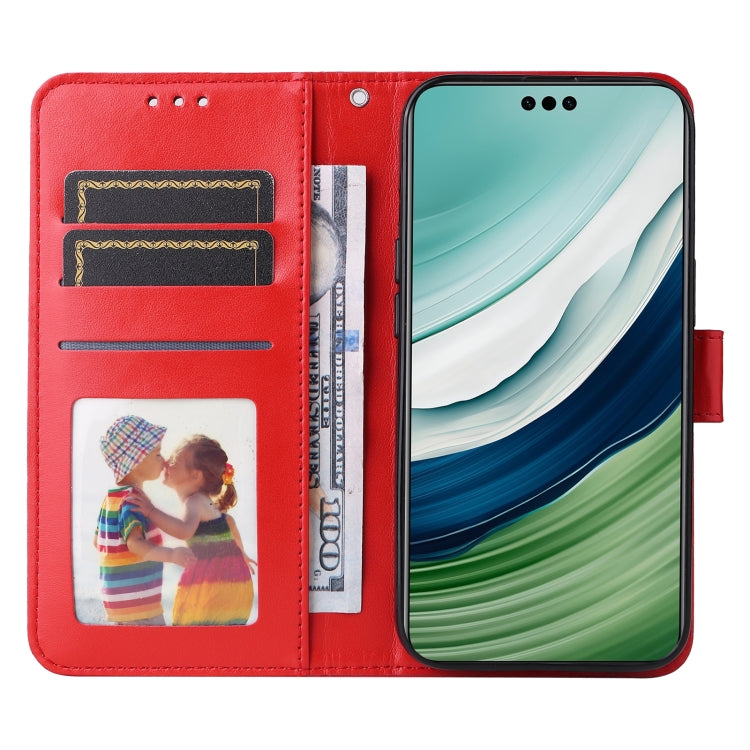 Custodia portafoglio in pelle di girasole per Huawei Mate 60