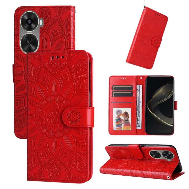 Custodia portafoglio in pelle per Huawei Enjoy 70 Pro