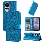 Custodia portafoglio in pelle goffrata per Huawei Nova 14