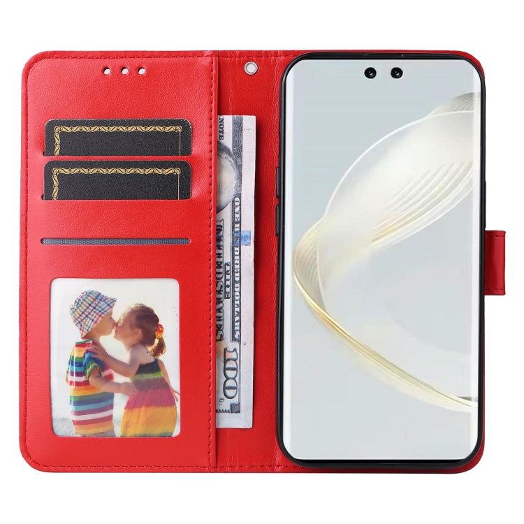 Custodia portafoglio in pelle di girasole per Huawei Mate 60