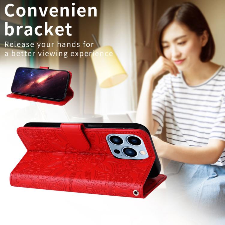 Custodia portafoglio in pelle goffrata per Huawei Nova 14