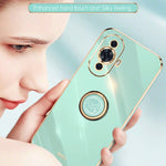 Custodia TPU con supporto anello per Huawei nova 11