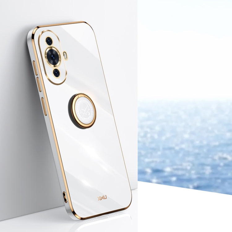 Custodia TPU con supporto anello per Huawei nova 11