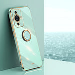 Custodia TPU elettrolitica con anello per Huawei Maimang 20