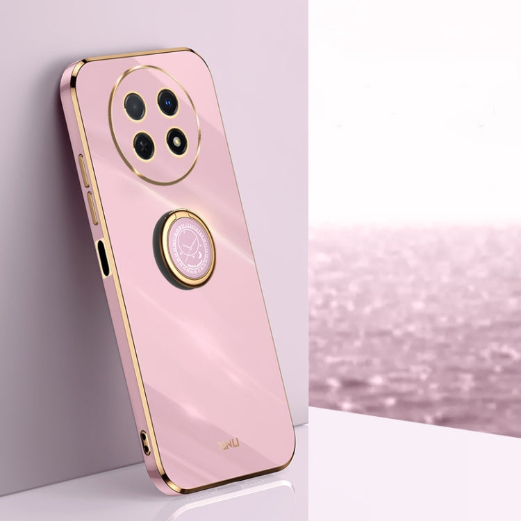 Custodia TPU elettrolitica con anello per Huawei Maimang 20