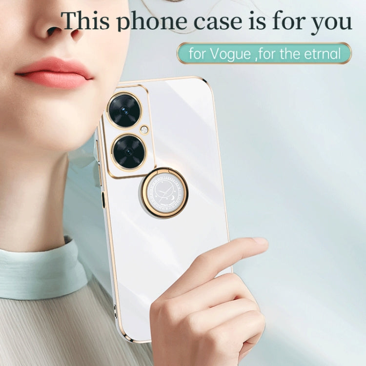 Custodia TPU elettrolitica con anello per Huawei Maimang 20