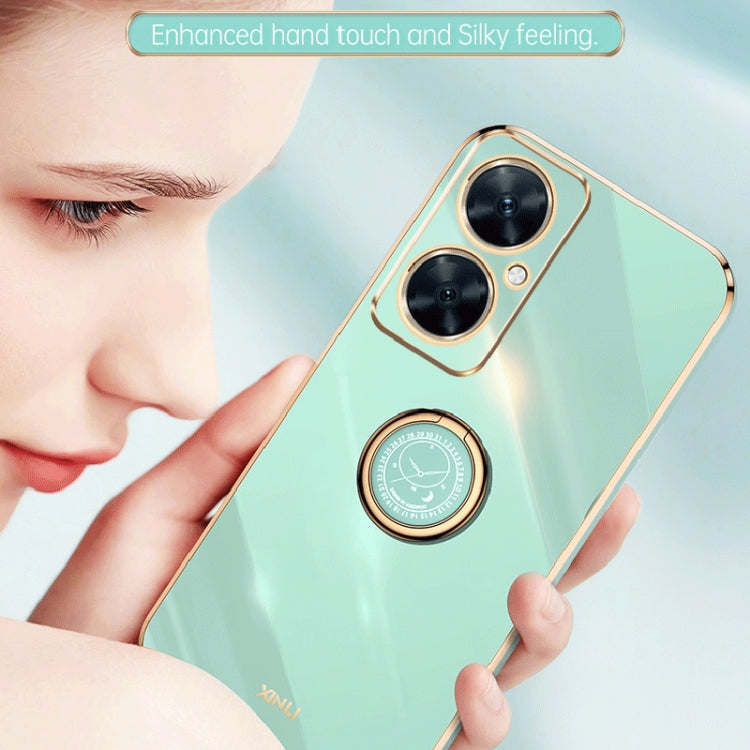 Custodia TPU elettrolitica con anello per Huawei Maimang 20