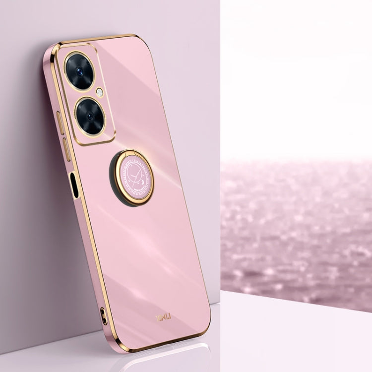 Custodia TPU elettrolitica con anello per Huawei Maimang 20