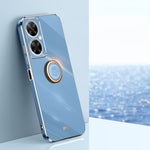 Custodia TPU elettrolitica con anello per Huawei Maimang 20