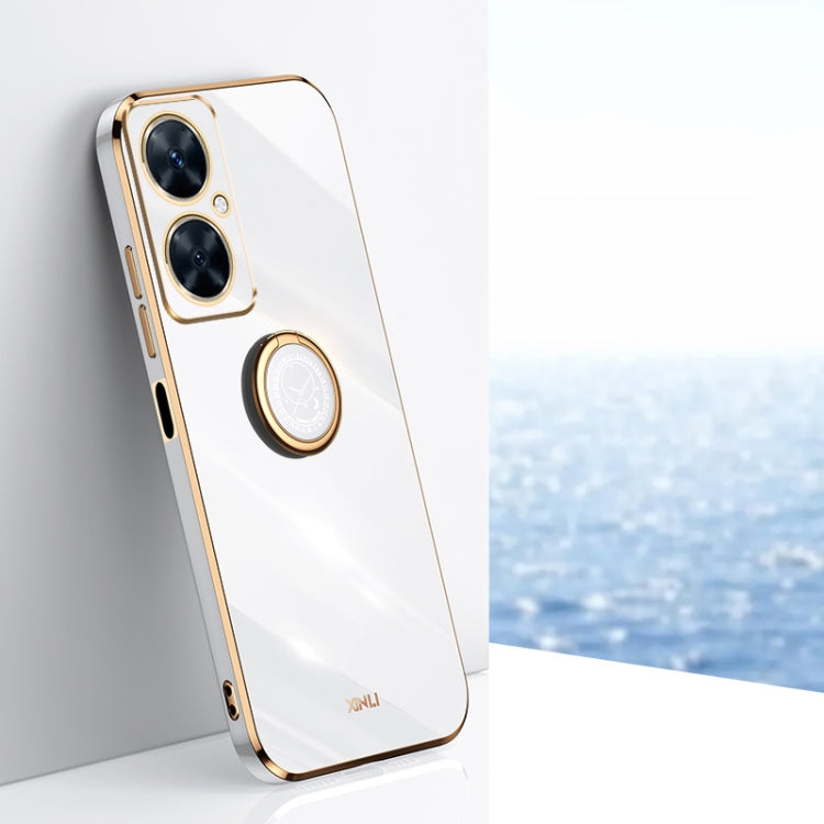 Custodia TPU elettrolitica con anello per Huawei Maimang 20