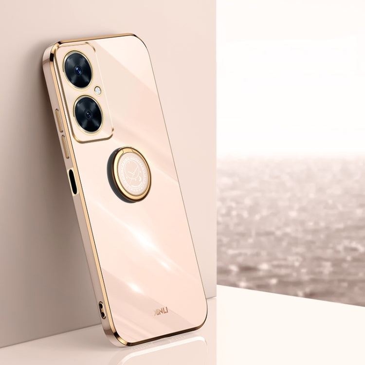 Custodia TPU elettrolitica con anello per Huawei Maimang 20