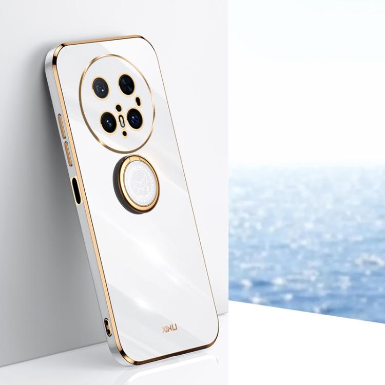 Custodia TPU elettrolitico con supporto anello per Huawei