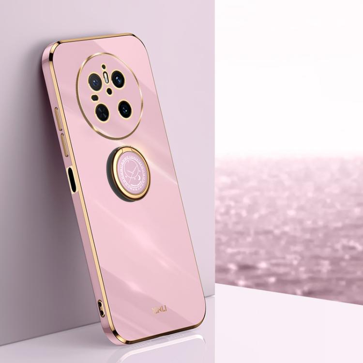 Custodia TPU elettrolitico con supporto anello per Huawei