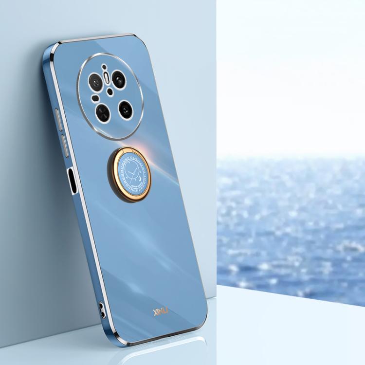 Custodia TPU elettrolitico con supporto anello per Huawei