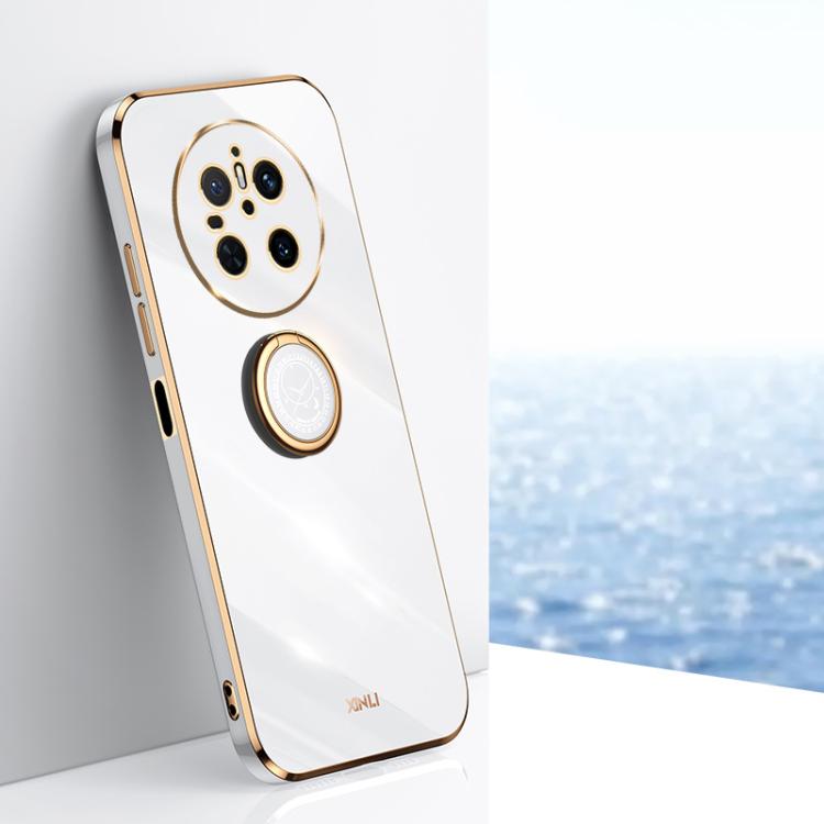 Custodia TPU elettrolitico con supporto anello per Huawei