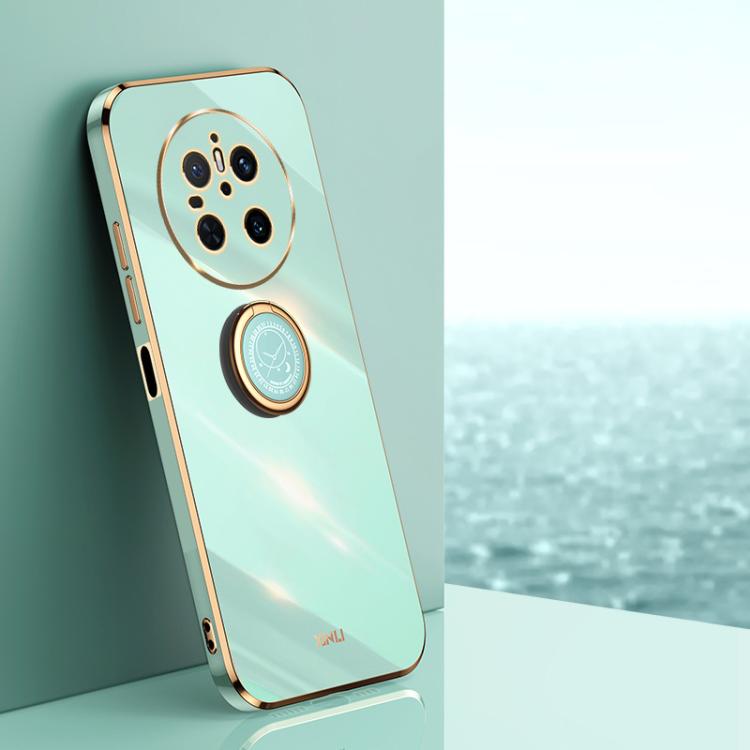 Custodia TPU elettrolitico con supporto anello per Huawei