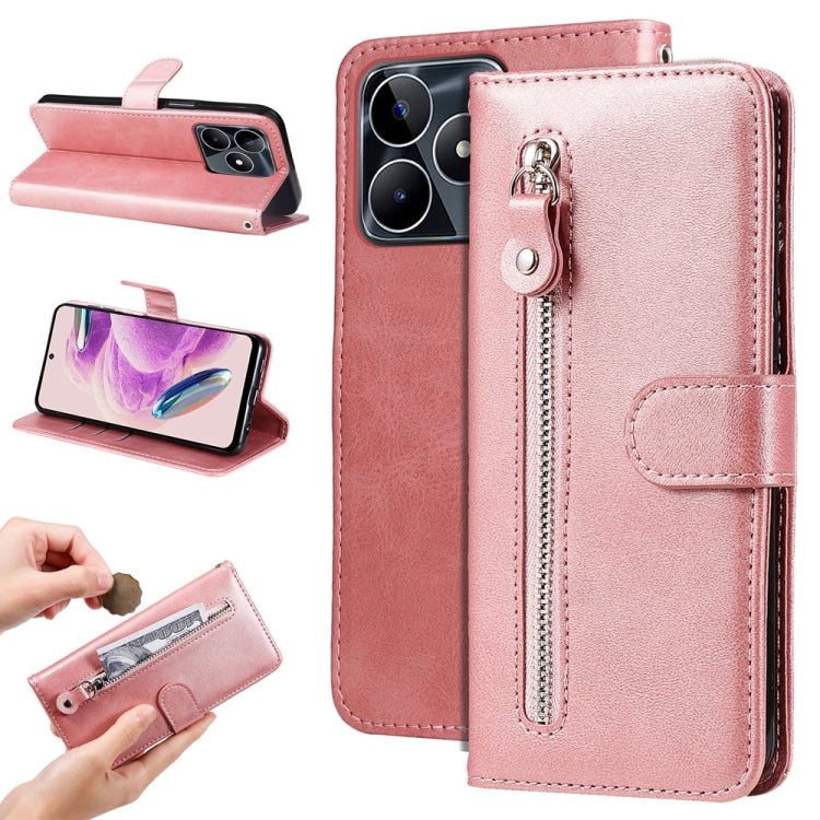 Custodia portafoglio in pelle per Realme C67 11 5G