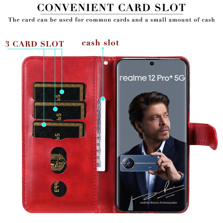 Custodia portafoglio in pelle per Realme C67 11 5G