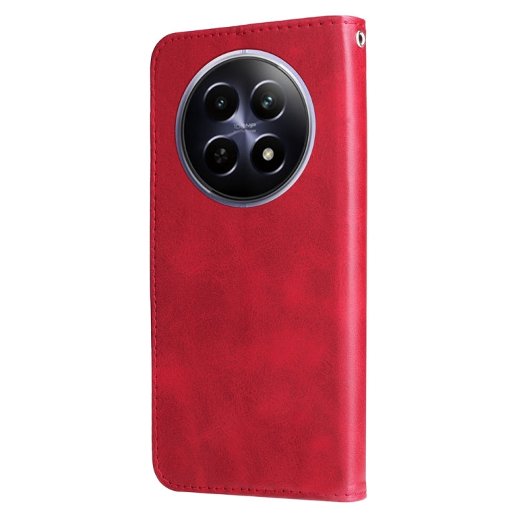 Custodia portafoglio in pelle per Realme 12