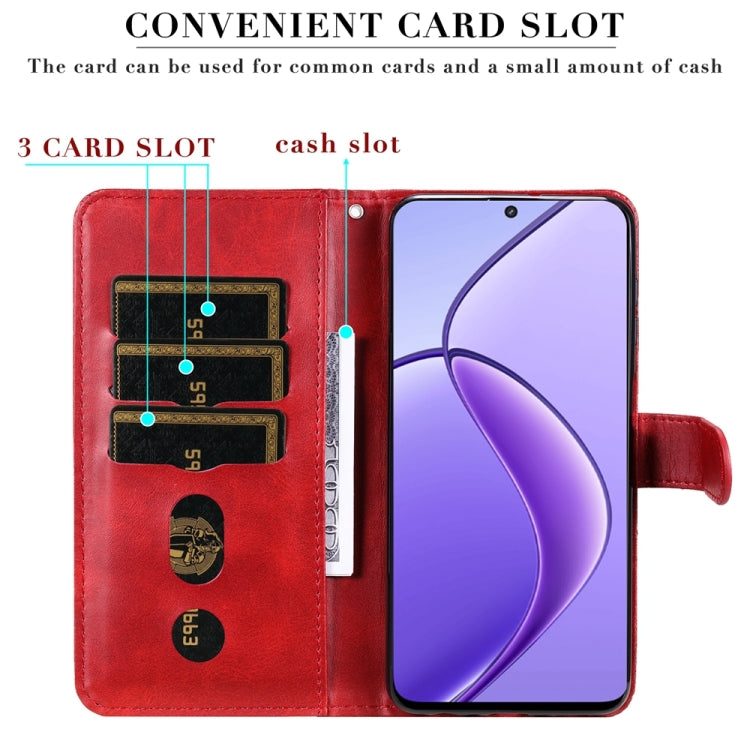 Custodia portafoglio in pelle per Realme 12