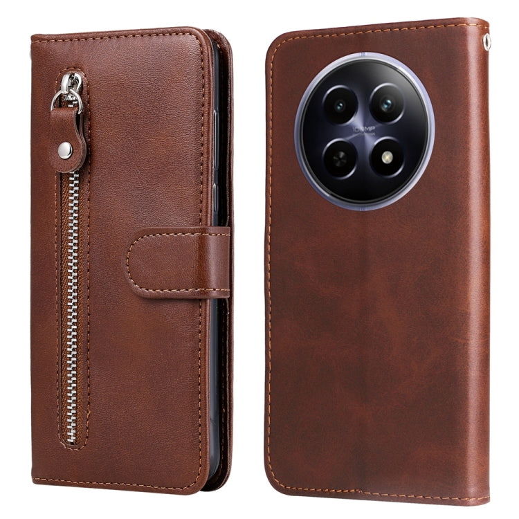 Custodia portafoglio in pelle per Realme 12