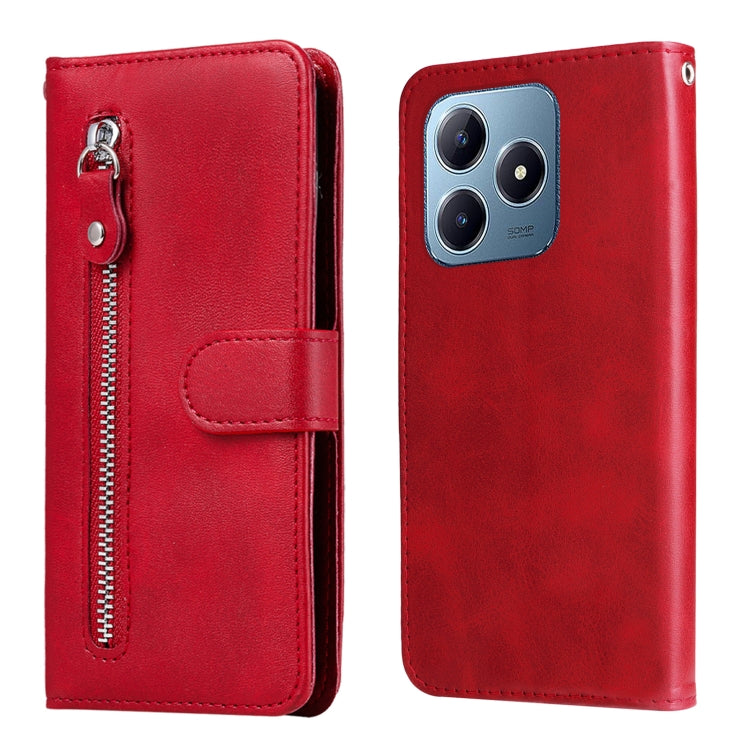 Custodia in pelle con cerniera per Realme 13+ e modelli