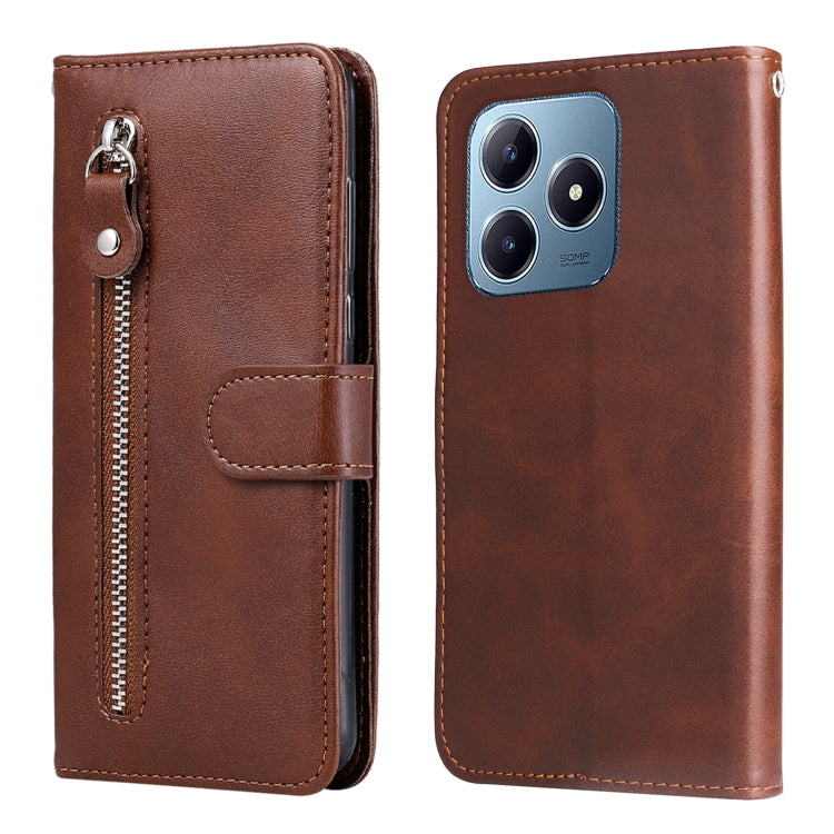 Custodia in pelle con cerniera per Realme 13+ e modelli