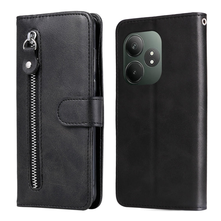 Custodia in pelle con cerniera per Realme 13+ e modelli