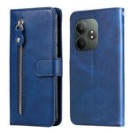 Custodia in pelle con cerniera per Realme 13+ e modelli