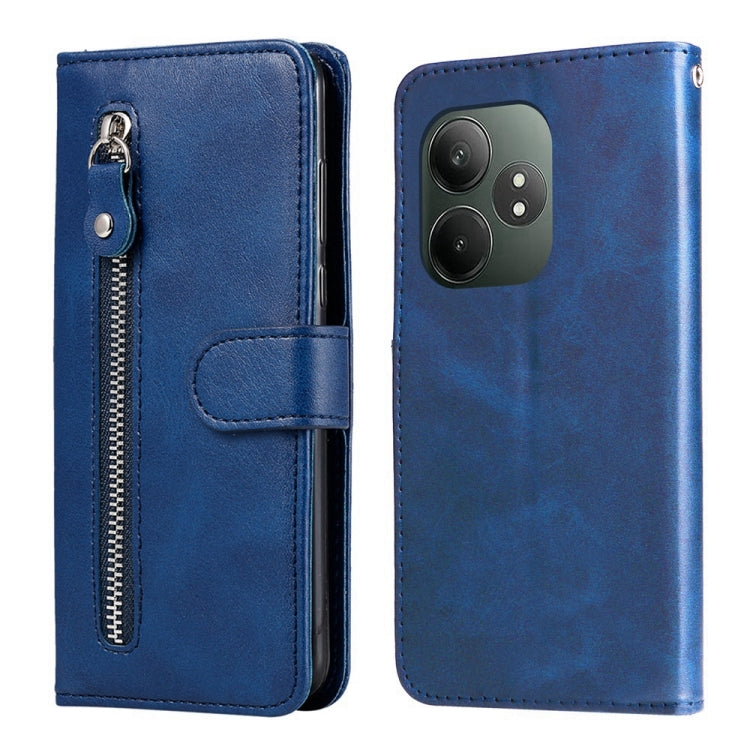 Custodia in pelle con cerniera per Realme 13+ e modelli