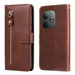 Custodia in pelle con cerniera per Realme 13+ e modelli