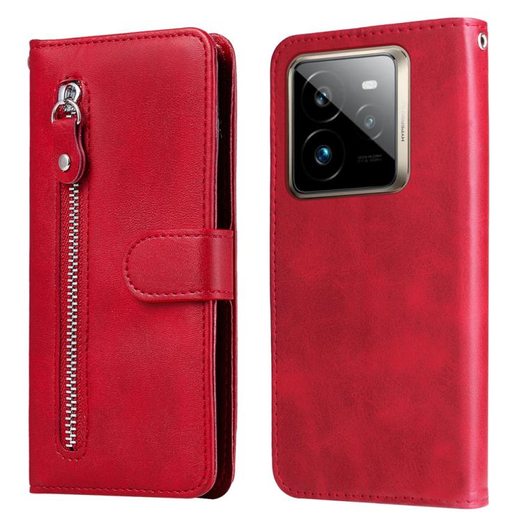 Custodia in pelle con cerniera per Realme 14