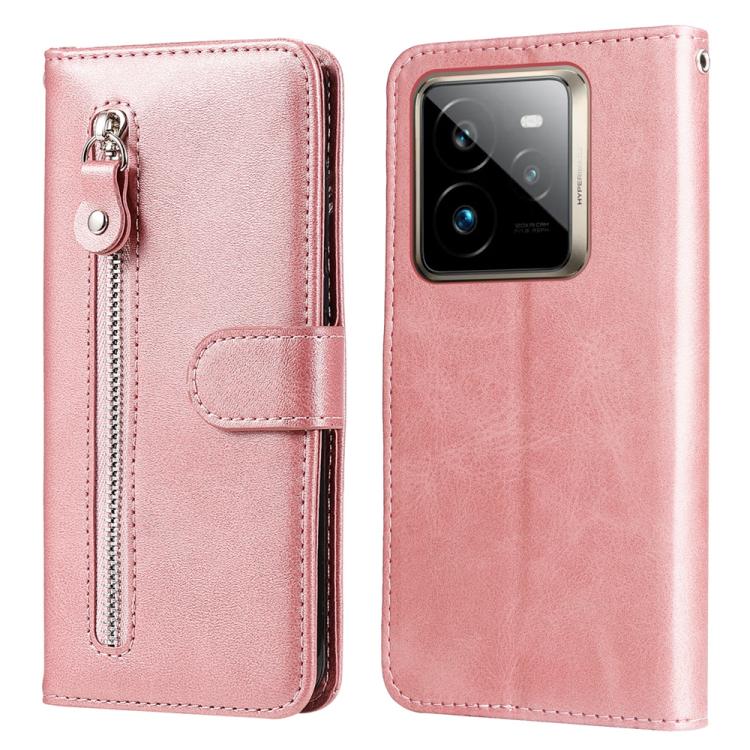 Custodia in pelle con cerniera per Realme 14