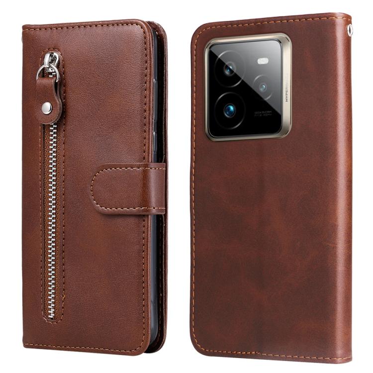 Custodia in pelle con cerniera per Realme 14