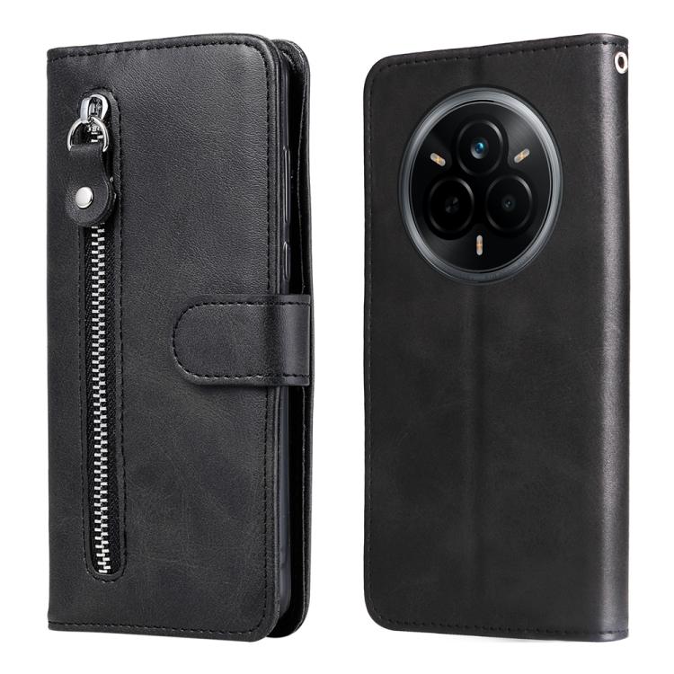 Custodia in pelle con cerniera per Realme 14
