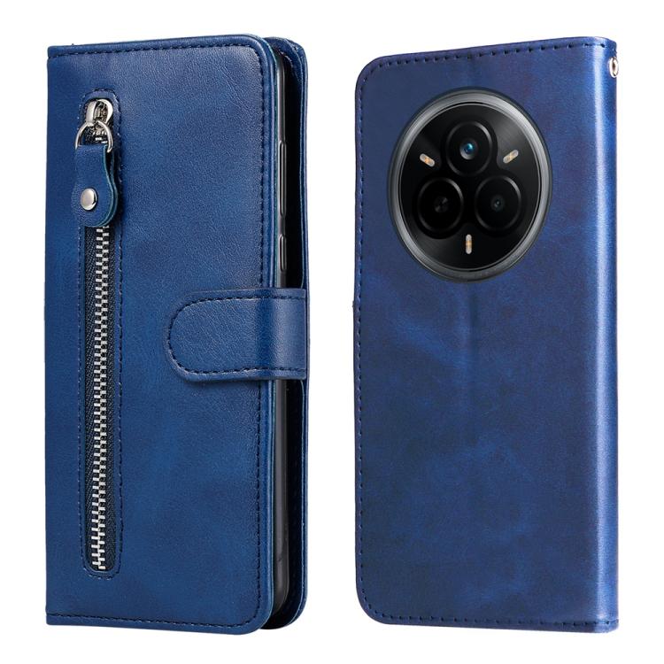 Custodia in pelle con cerniera per Realme 14