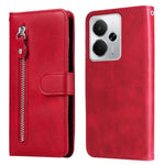 Custodia in pelle con cerniera per Realme 14