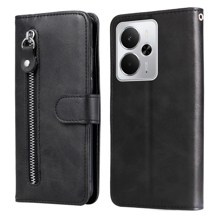 Custodia in pelle con cerniera per Realme 14