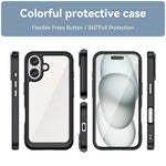 Custodia acrilico e TPU per iPhone 16 e 15
