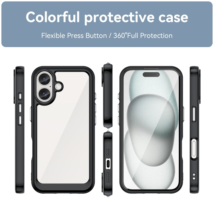 Custodia acrilico e TPU per iPhone 16 e 15