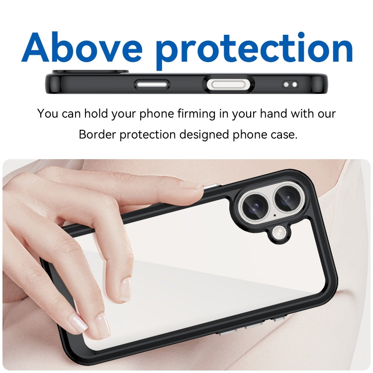Custodia acrilico e TPU per iPhone 16 e 15