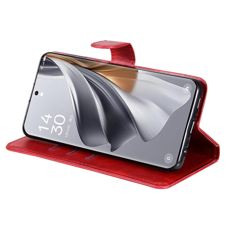 Custodia per telefono in pelle con cerniera in vitello alla moda, For OPPO Reno10 5G / Reno10 Pro 5G Global, For OPPO A78 4G, For OPPO Find X8 Pro, For OPPO A79 5G