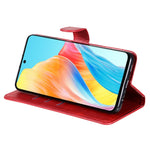 Custodia in pelle con cerniera per OPPO Reno10 e A78