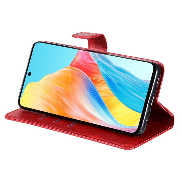 Custodia in pelle con cerniera per OPPO Reno10 e A78