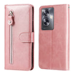 Custodia per telefono in pelle con cerniera in vitello alla moda, For OPPO Reno10 5G / Reno10 Pro 5G Global, For OPPO A78 4G, For OPPO Find X8 Pro, For OPPO A79 5G