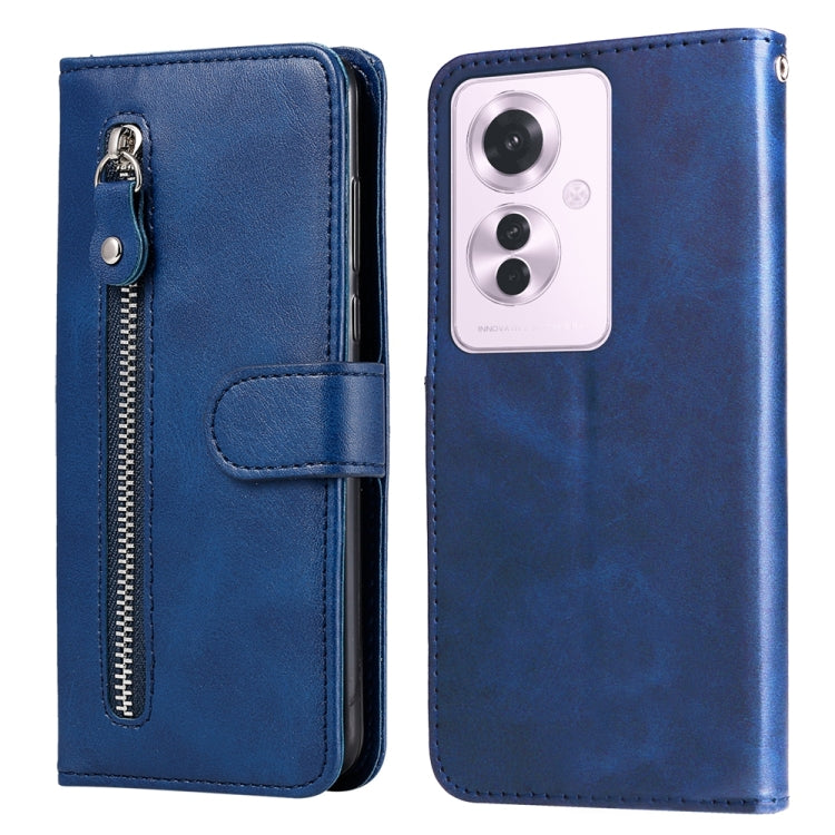 Custodia in pelle con cerniera per OPPO A60